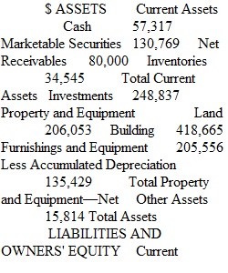 The Balance Sheet Worksheet